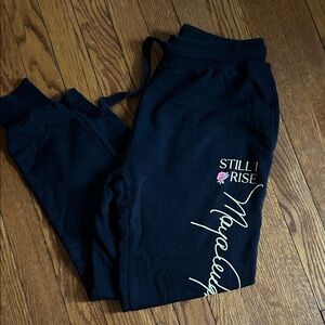Still I Rise Black Joggers
